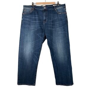 Flint and Tinder‎ Selvedge Classic Fit Dark Wash Blue Jeans Mens 42x32